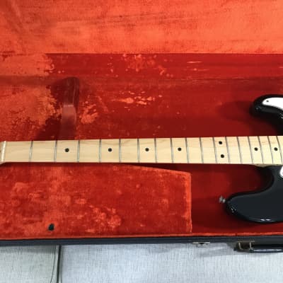 1973 Fender Precision Bass -  Black, Maple - Nice! imagen 11