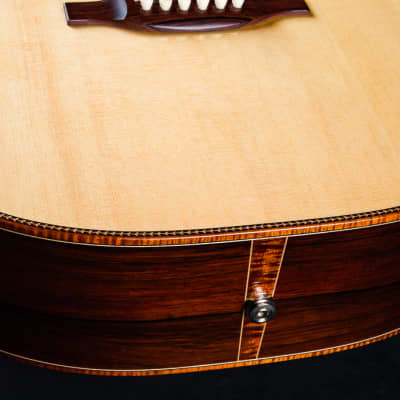 Bourgeois OM DB Signature Deluxe Madagascar Rosewood and Italian Spruce Aged Tone Custom with Pickup Used (2023) image 14