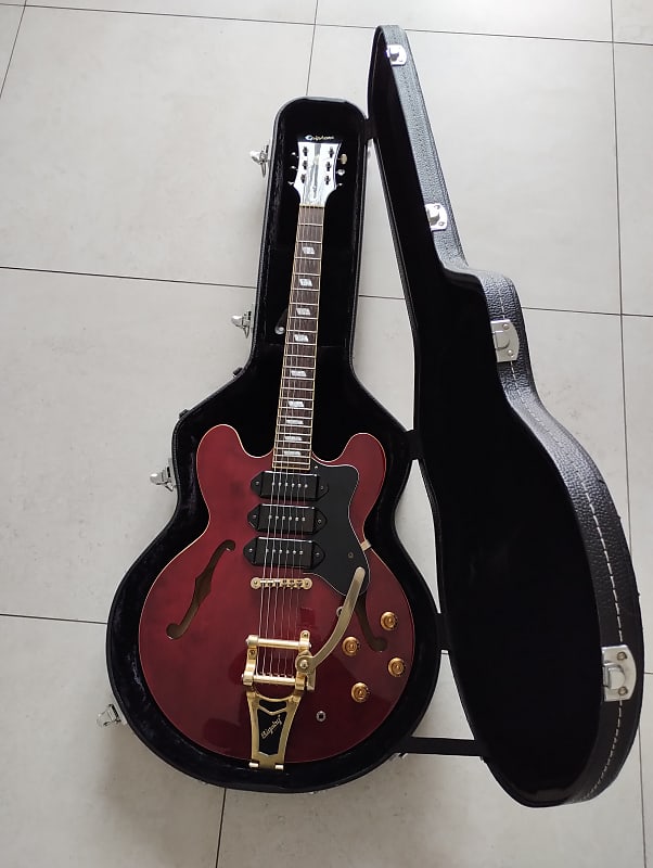 Epiphone Riviera Custom P93 2011 - 2019 - Wine Red