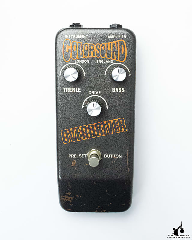 Vintage Colorsound Overdriver