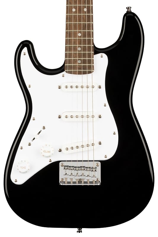 Fender Squier Mini Stratocaster Left-Handed Electric Guitar - Black image 1