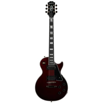 Epiphone Jerry Cantrell Wino Les Paul Custom Electric Guitar (with Case), Wine Red image 2