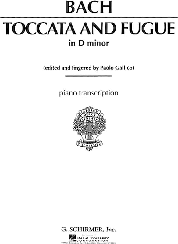 Hannes Kastner Toccata And Fugue In D Minor Toccata and Fugue in D Minor BWV565 | Reverb