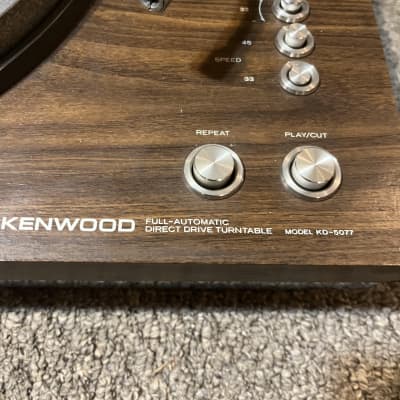 Kenwood KD-5077 Full Auto Direct Drive - Wood Grain image 5