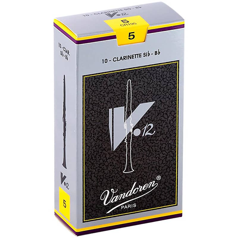 Vandoren V12 Bb Clarinet Reeds Strength 5 Box of 10 image 1