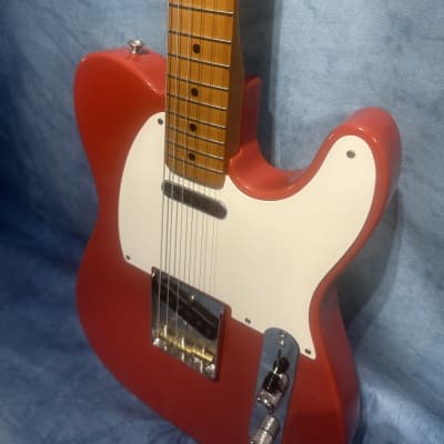 Fender Vintera '50s Telecaster with Maple Fretboard 2019 - Present Fiesta Red image 7