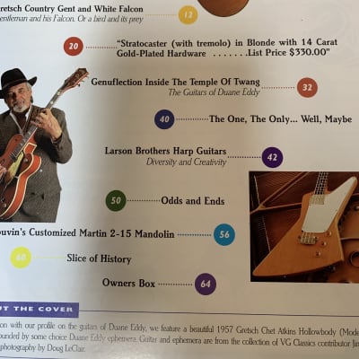 VG Classics Vintage Guitar Magazines 90’s Les Paul Jr Gibson Fender image 5