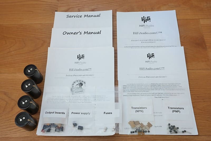 Harman Kardon Citation 12 restoration kit filter capacitor repair rebuild fix  			