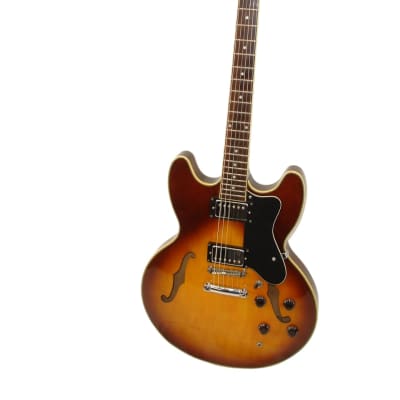 1995 Vantage 635V Black Used 335 Semi Hollow Electric Guitar