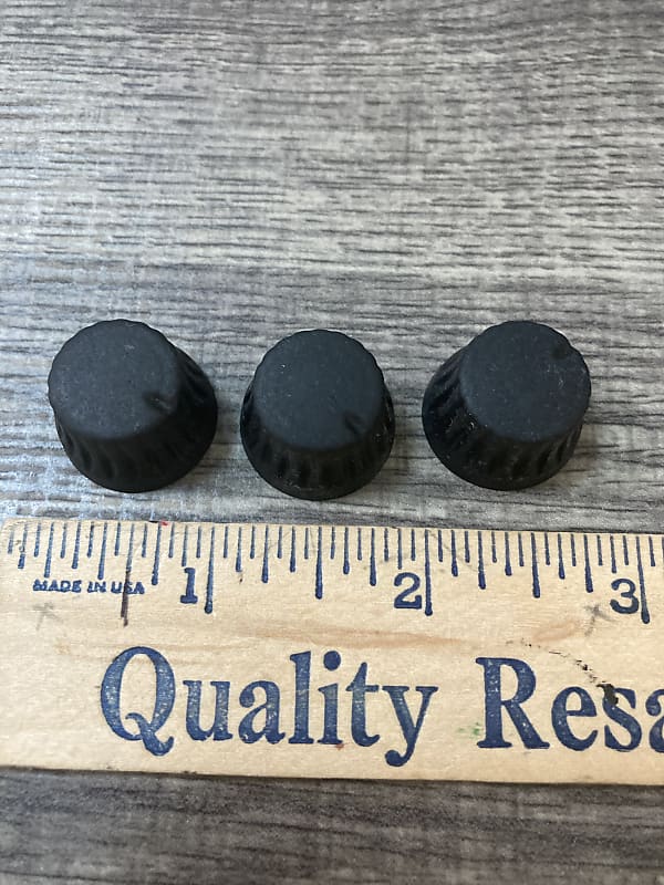 Parker 3 Pre refined rubber guitar knobs 2008 Black Reverb