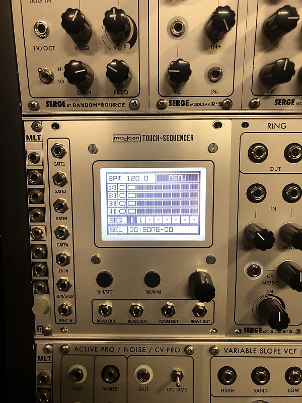 Modcan Modcan Touch Sequencer Eurorack Silver image 1