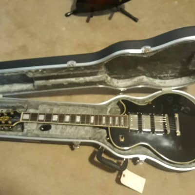 Epiphone 1957 Les Paul Custom Black Beauty (3-Pickup) 2008 re-issue - Ebony with hard case for sale