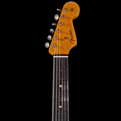 Fender Custom Shop Alley Cat Stratocaster 2.0 Heavy Relic Rosewood Board HSS Vintage Trem Black image 7