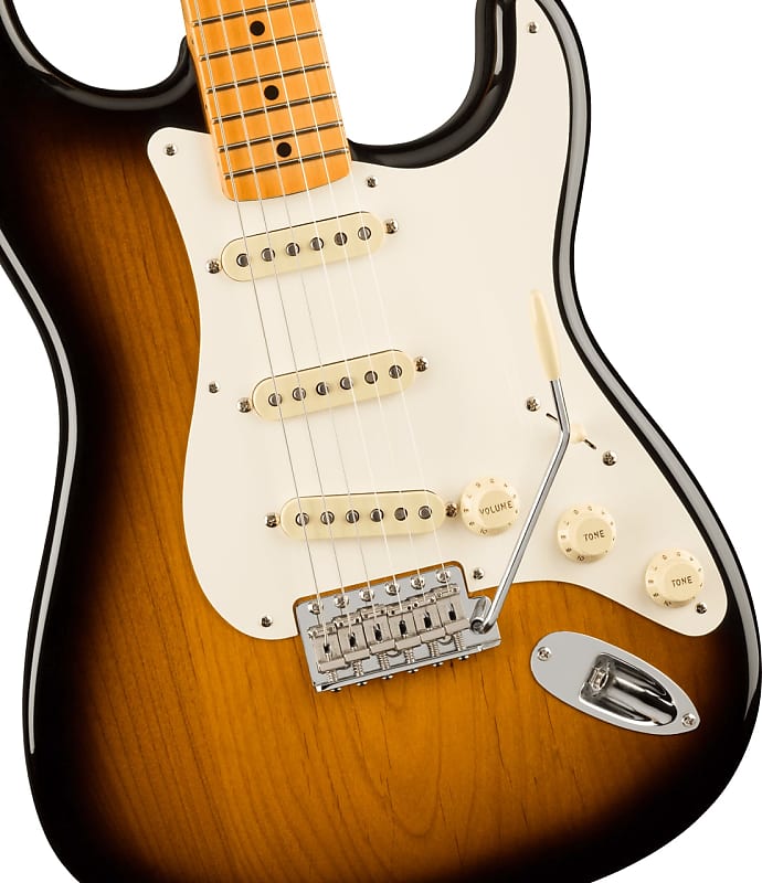 Fender American Vintage II 1957 Stratocaster Left-Hand, Maple Fingerboard, 2-Color Sunburst w/ Case image 1