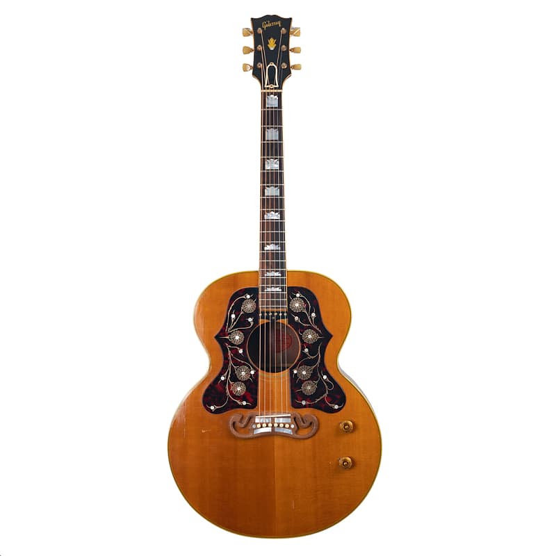 Gibson J-200 1957 w/ Custom Electronics and Extra Pickguard | Reverb