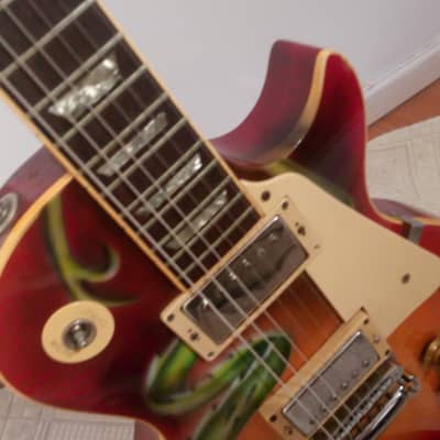Gibson Les Paul Standard Deluxe 1977 Cherry Sunburst image 7
