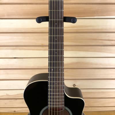 Yamaha APX T2 Travel Acoustic/Electric Guitar with Bag - Black image 5