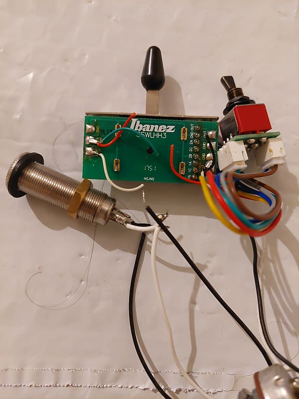 Ibanez 3 Way Blade Switch plus Coil Tap Electronics wiring | Reverb