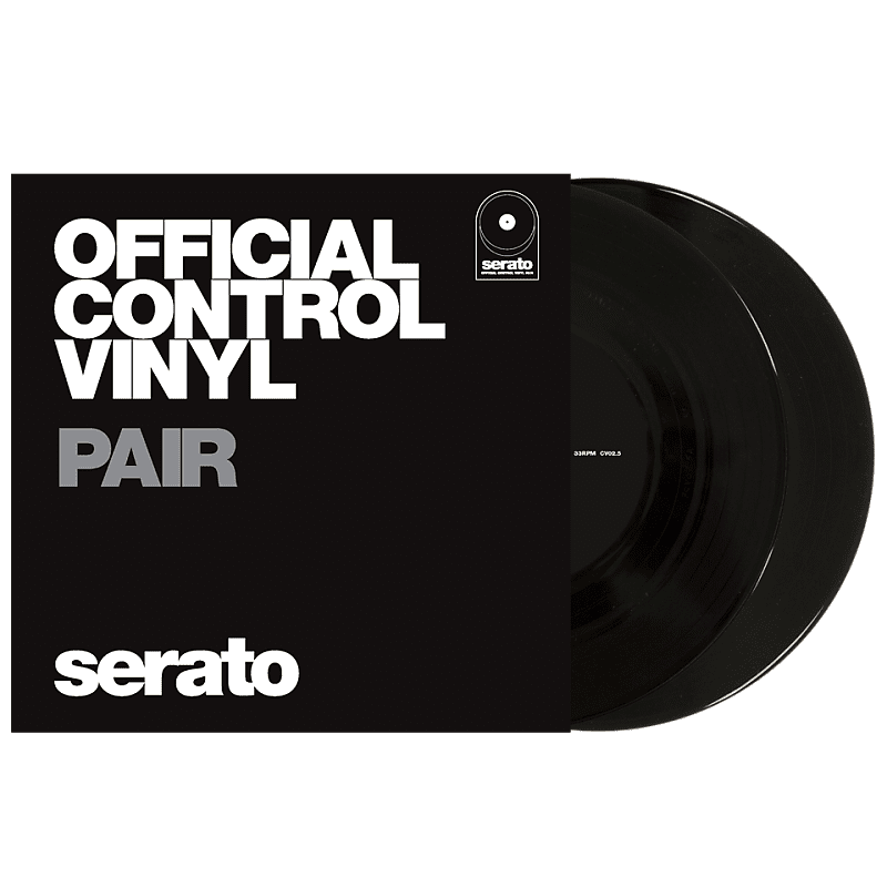 Serato Performance Series 7" Control Vinyl (Pair, Black) image 1