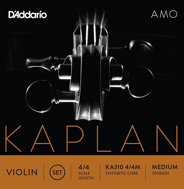 D'Addario KA31044M Kaplan Amo 4/4 Scale Violin String Set - Medium image 1