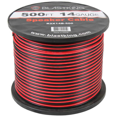 Blastking R2X14B-500 14 AWG 2-Conductor Speaker Cable 500 Ft image 1