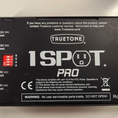 Truetone  One Spot Pro CS6 Low Profile Power Supply 2022 - black image 6