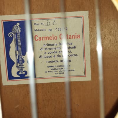 Chitarra classica Carmelo Catania D1 image 3