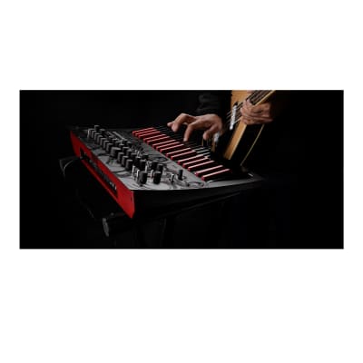 Korg Minilogue Bass Limited Edition 37-Key Polyphonic Analog Synthesizer with 100 Preset Sounds, 8 Voice Modes, and 16-Step Sequencer Onboard image 8