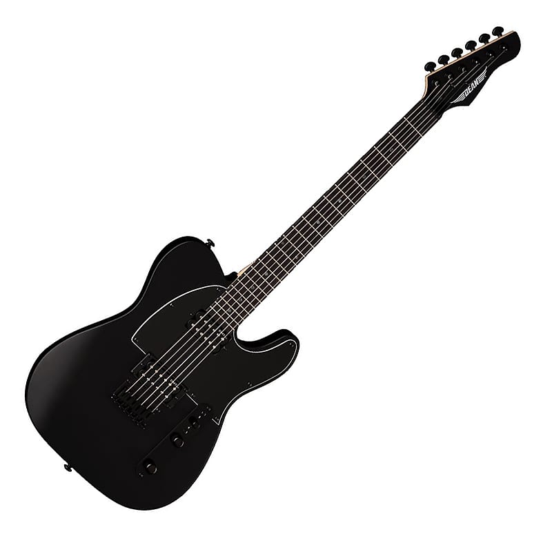 Dean NashVegas BKS Alder Ebony DMT Telecaster Black Satin 22 Frets Push Pull