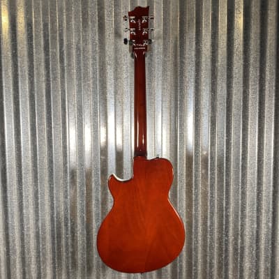 Reverend Limited Edition Roundhouse Semi Hollow Body Archtop Vintage Clear Natural Guitar #22 Blem image 9