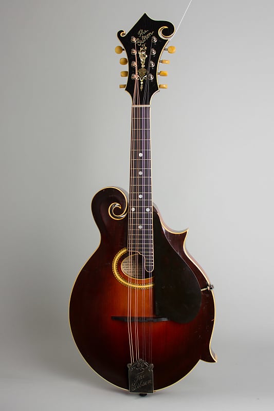 Gibson  F-4 Arch Top Mandolin (1922), ser. #67076, black tolex hard shell case. image 1