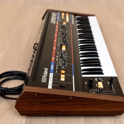 1980s Roland Juno-60 Vintage Analog Synthesizer Keyboard w/ MD-8 MIDI Interface, Juno-66 Upgrade Kit image 7