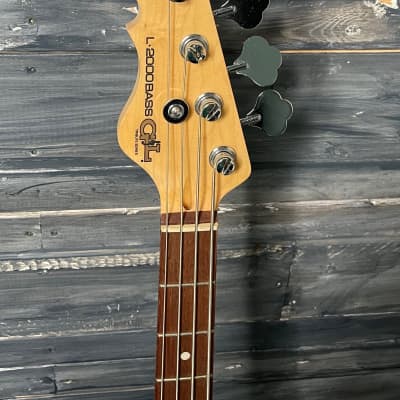 G&L Left Handed L-2000 Tribute 4 String Electric Bass- 3-Tone Sunburst image 8