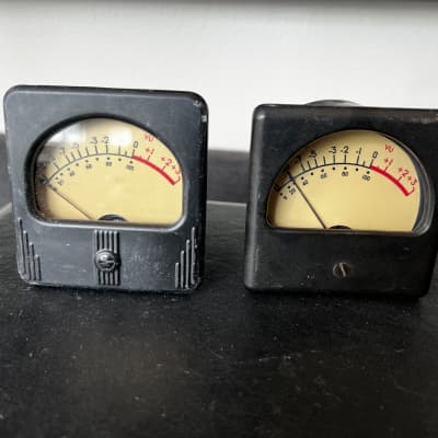 Sifam used pair of Sifam (2) R34A VU Meters | Reverb