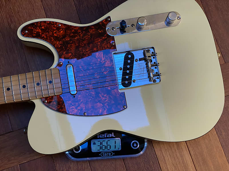 RS Guitarworks Slab Bakersfield 2023 - Olympic White w/ B