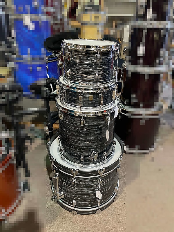 Ludwig Classic Maple 4piece Drum Set Kit Kick, Floor Tom, Reverb