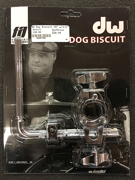 DW DWSM796 3/4" Dog Biscuit Clamp w/ 1/2" to 9.5mm L-Arm Mount image 1