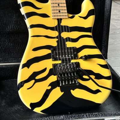 1996 ESP Custom Shop M-1 George Lynch Yellow Tiger image 5