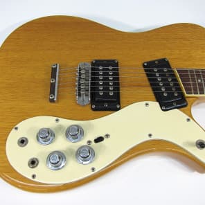 Vintage 1972-1973 Mosrite 350 Stereo Solid Body Electric Guitar Natural Mahogany Clean All Original! image 13
