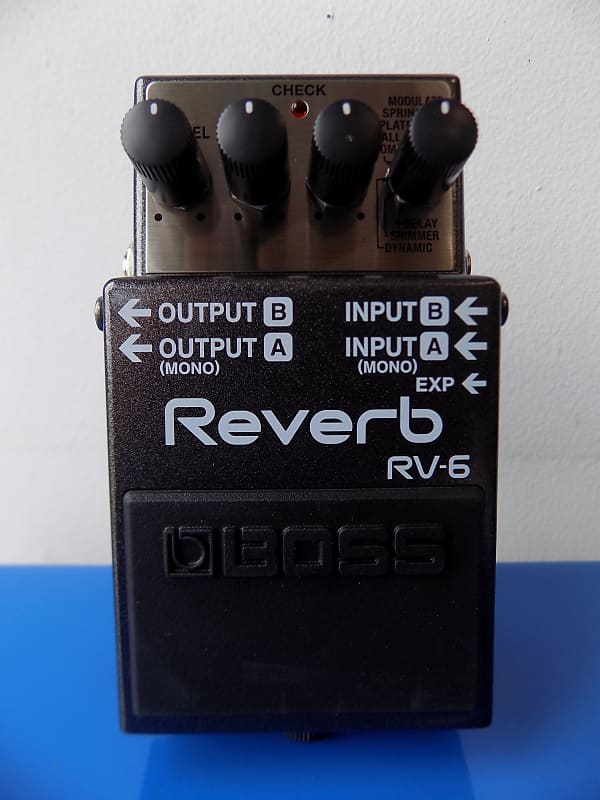 Boss Reverb Rv-6 Effects Pedal 