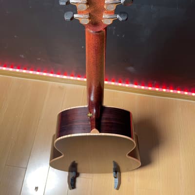 Hsienmo F shape Sinker Redwood solid top + Solid wild Indian rosewood with hardcase (SOLD) image 13