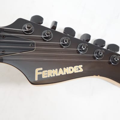 Fernandes FR-95S 18V FULL MODE FER SUSTAINER ASH BODY FRT Deluxe  Transparent Black | Reverb