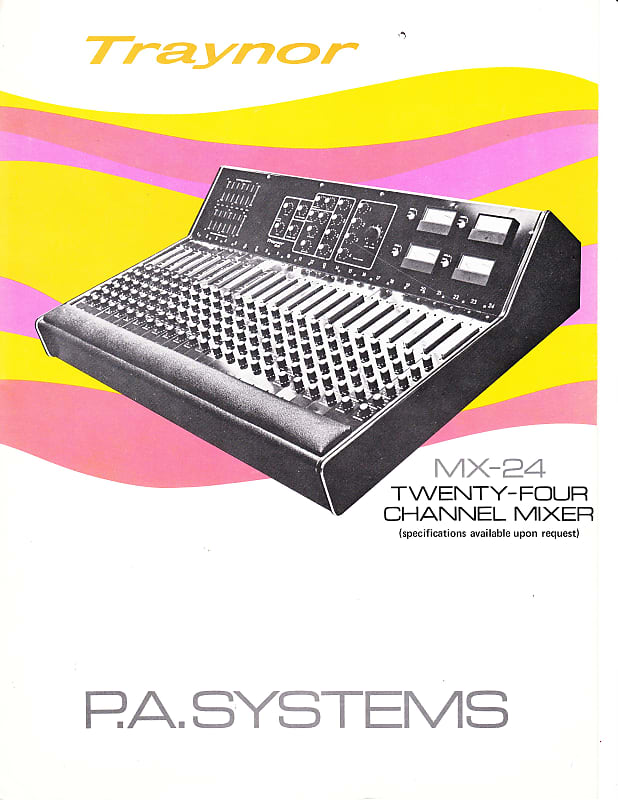 Traynor Pa Systems Catalog 70s Reverb