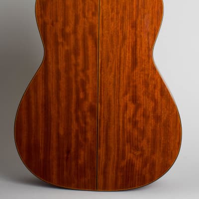 Del Pilar  Classical Guitar (1971), ser. #516, original black alligator grain hard shell case. image 4