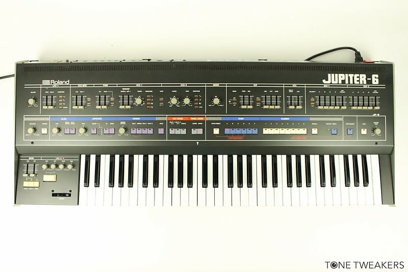 ROLAND JUPITER-6 Analog Keyboard Synthesizer RESTORED & Future-Proofed !! midi VINTAGE SYNTH DEALER image 1
