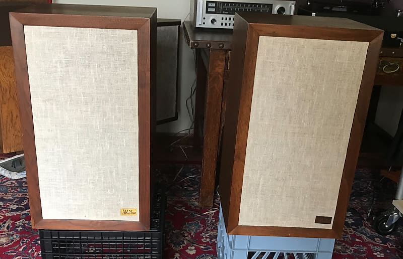 Acoustic Research AR-3A 1973 Walnut Speakers image 1