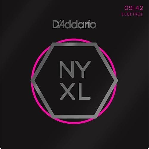 D'Addario NYXL Nickel Wound Electric Guitar Strings - Super Light - 9-42 image 1