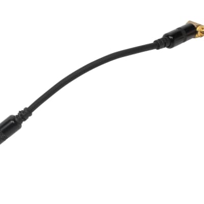 SuperFlex GOLD SFP-106QRQR Patch Cable, Right Angle 1/4in TS to Right Angle 1/4in TS Patch Cable - 6 inches image 2
