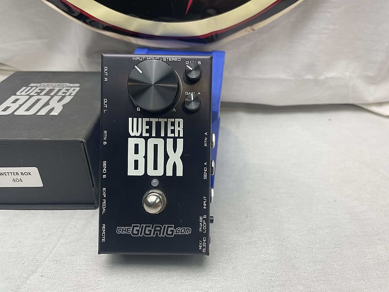 GigRig Wetter Box Parallel Mixer Effects Loop Pedal with Box Reverb