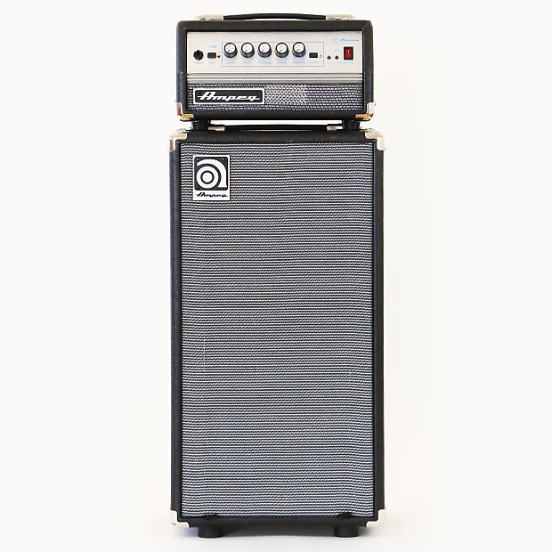 Ampeg Micro VR 200-Watt 2x10" Compact Solid State Bass Amp Stack image 1